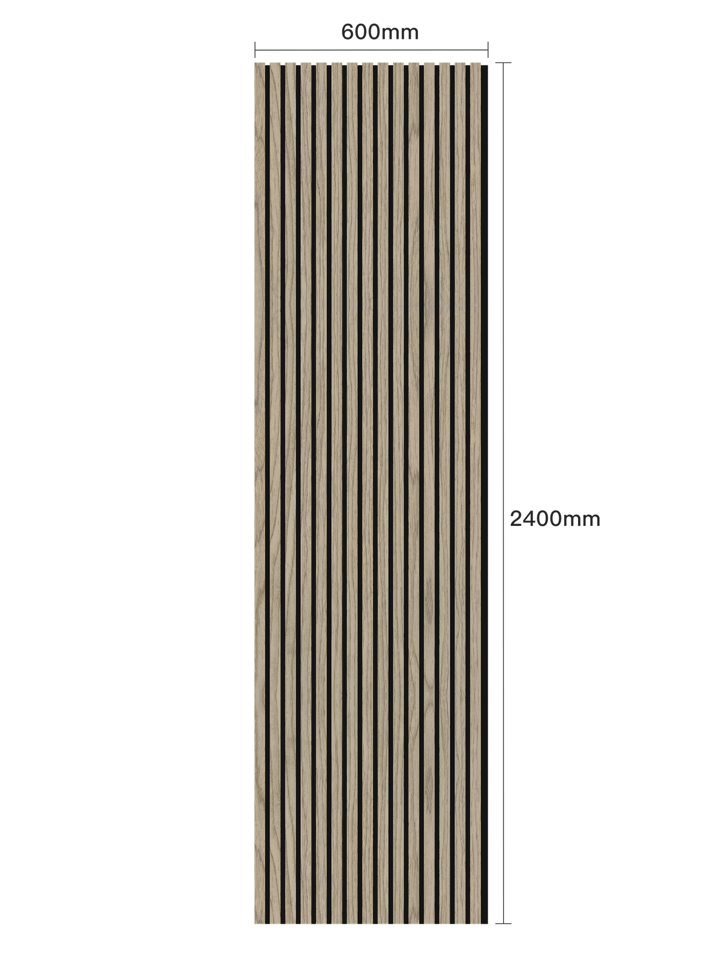 WallParta Walnut Acoustic Slat Wood Vaneer Wall Panels