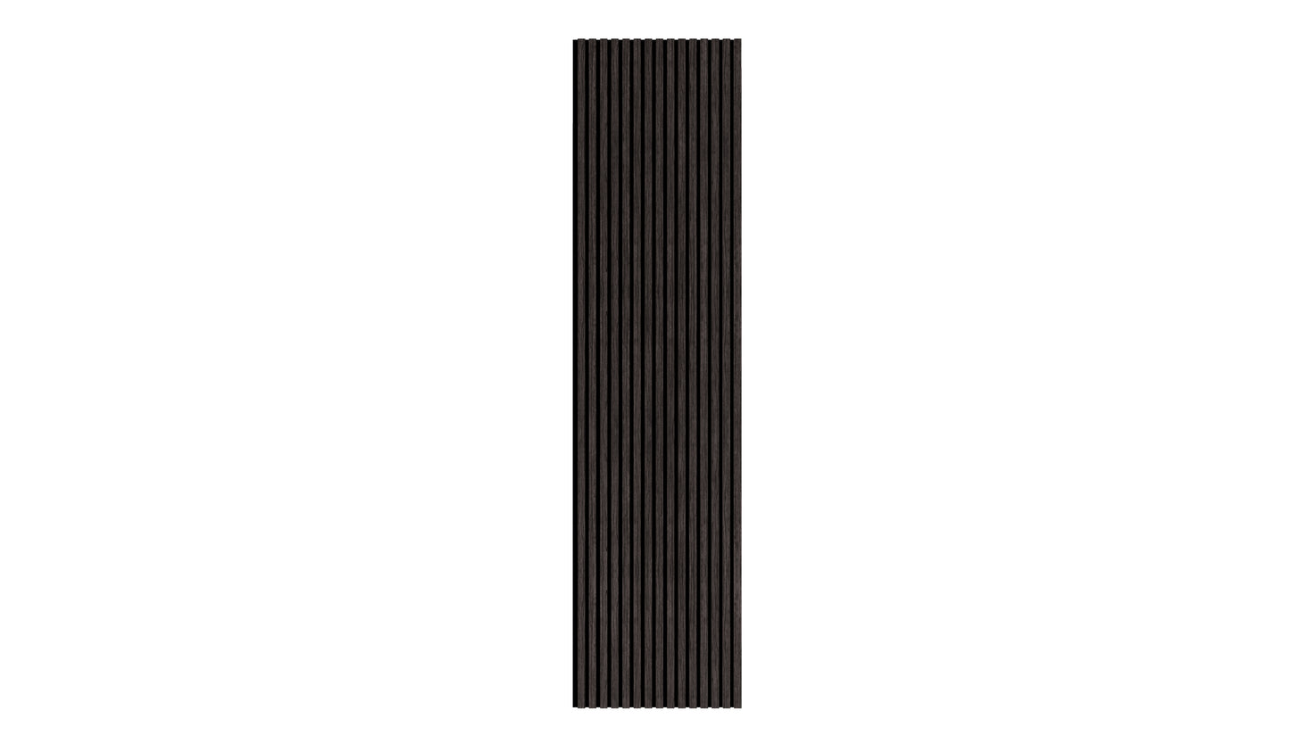 WallParta Ebony Acoustic Slat Wood Vaneer Wall Panels