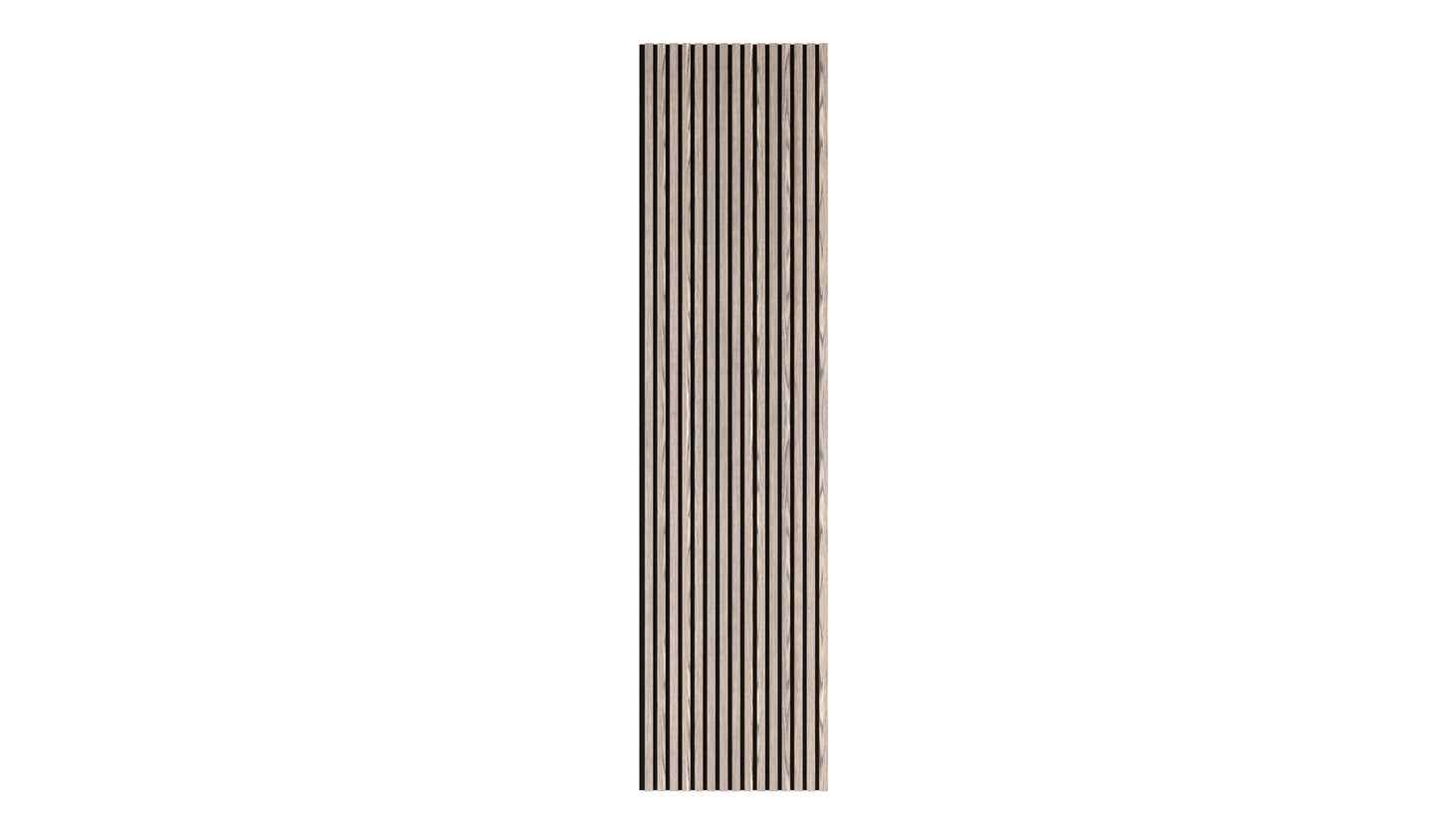 WallParta Smoked Walnut Acoustic Slat Wood Vaneer Wall Panels
