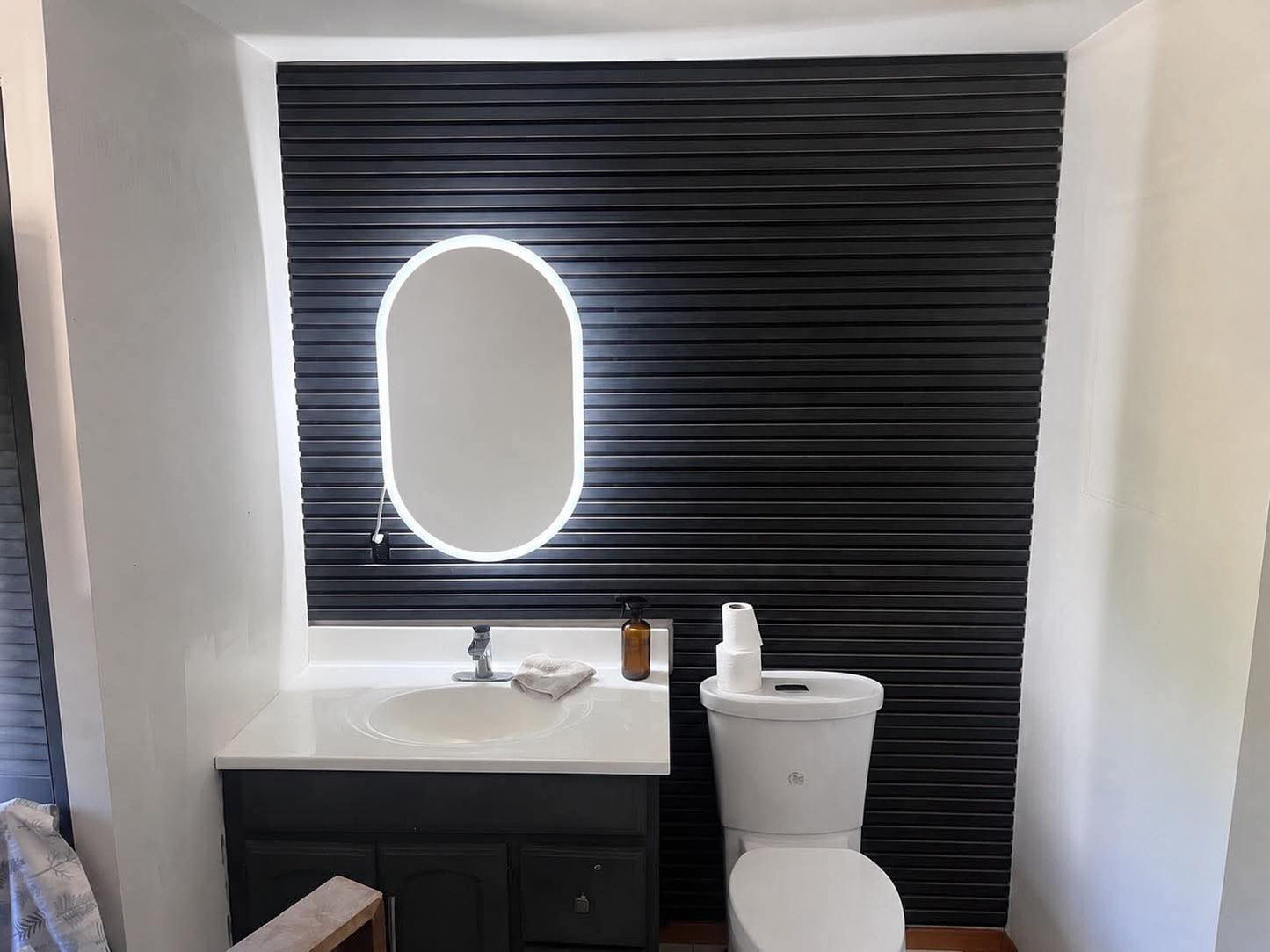 Black Oak Acoustic Slat Wood Panels