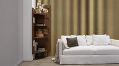 WallParta American Oak Acoustic Slat Wood Vaneer Wall Panels