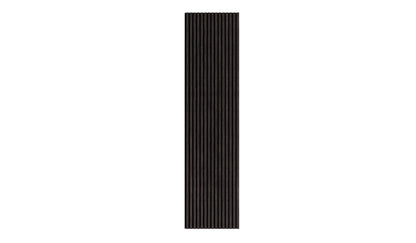 WallParta Ebony Acoustic Slat Wood Vaneer Wall Panels