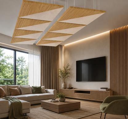 Acoustic Wood Ceiling Clouds