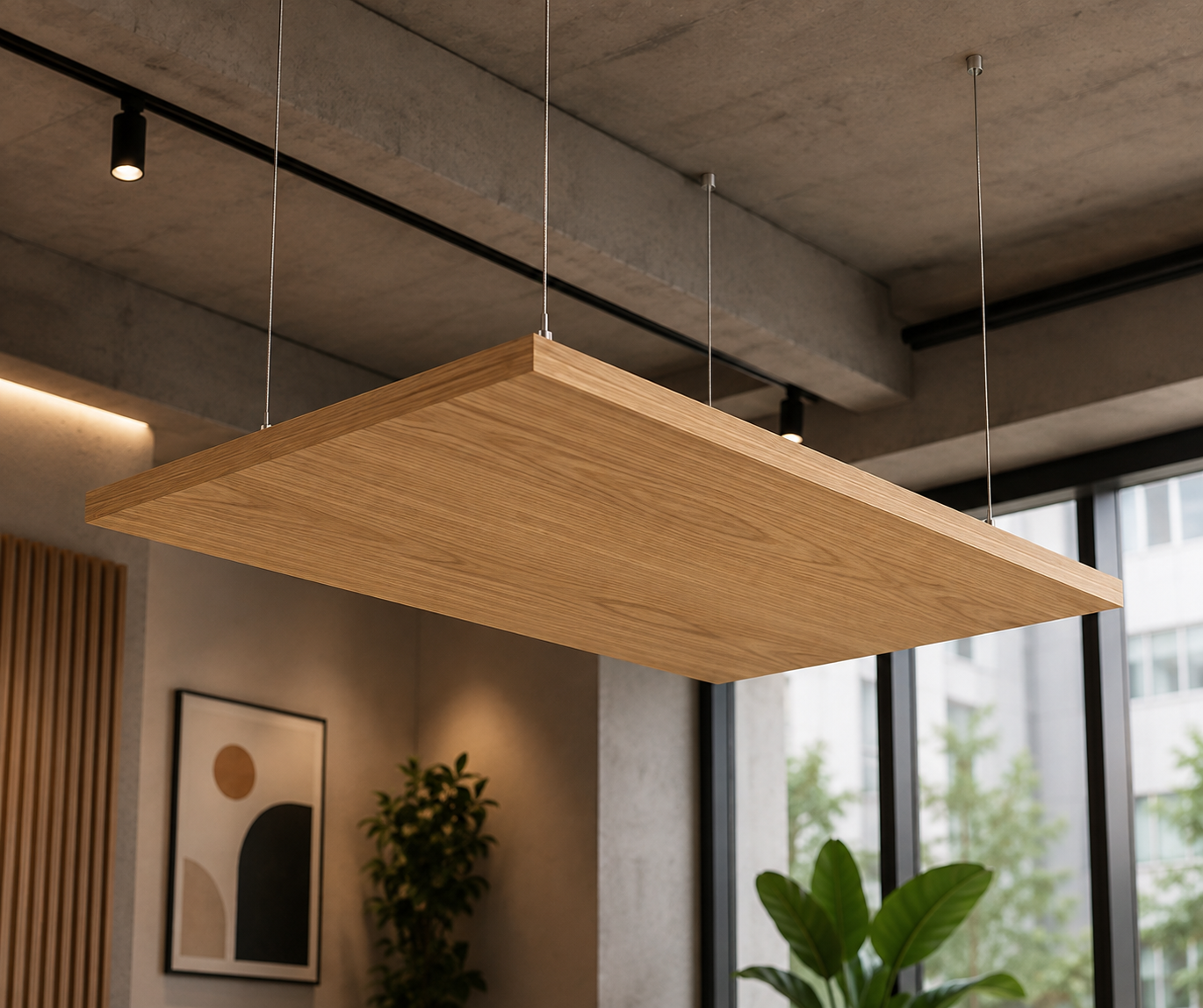 Acoustic Wood Ceiling Clouds