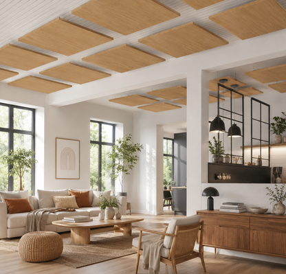 Acoustic Wood Ceiling Clouds
