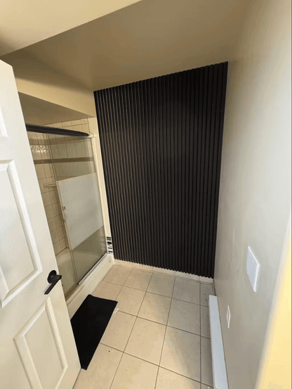 Black Oak Acoustic Slat Wood Panels - 2 Pack