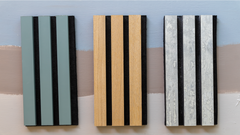 WallParta Acoustic Slat Wood Wall Panels Sample Boxes