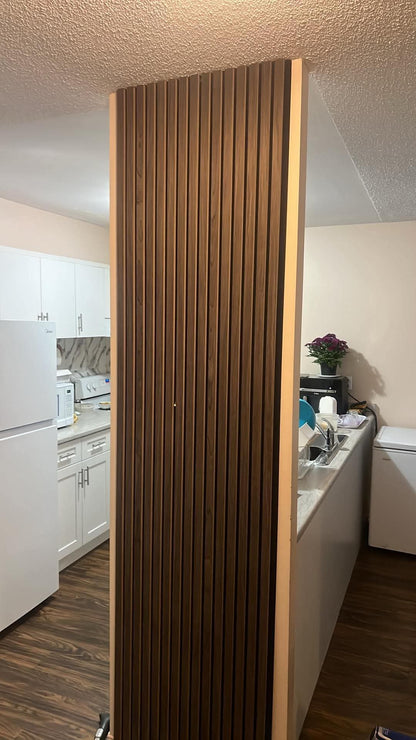 Ebony Oak Acoustic Slat Wood Panels